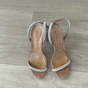 Schutz rhinestone heels